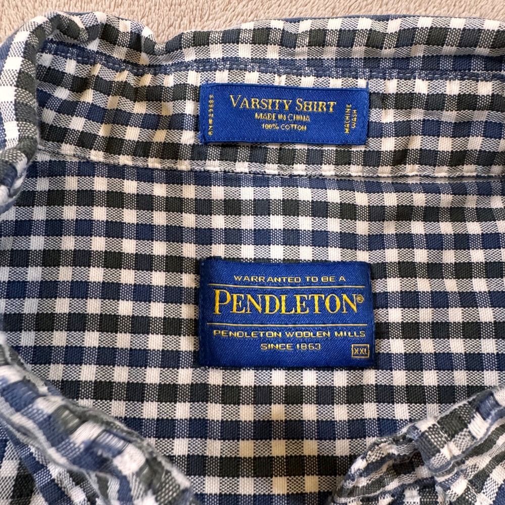 Pendleton Gingham Button Down Shirt Heritage Outd… - image 3